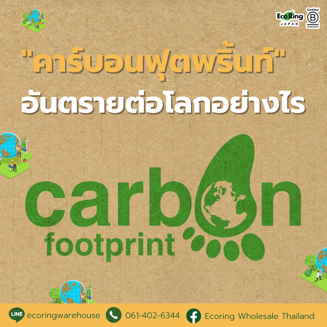 รู้จัก "คาร์บอนฟุตพริ้นท์" อันตรายต่อโลกอย่างไร